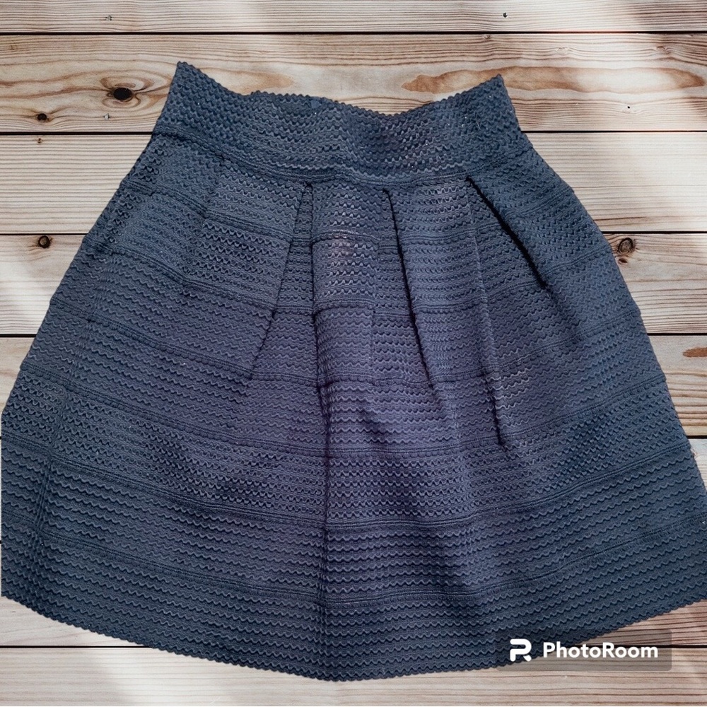 Sassy black mini skirt